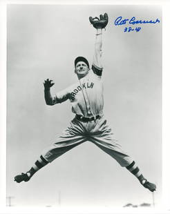 Pete Coscarart (d. 2002) - MLB: Brooklyn Dodgers - Autographed 8 x 10" Photo: Details: Pete Coscarart&nbsp;autographed 8 x 10" glossy photograph. Fine condition. Peter Joseph Coscarart (June 16, 1913 &#8211; July 24, 2002) was