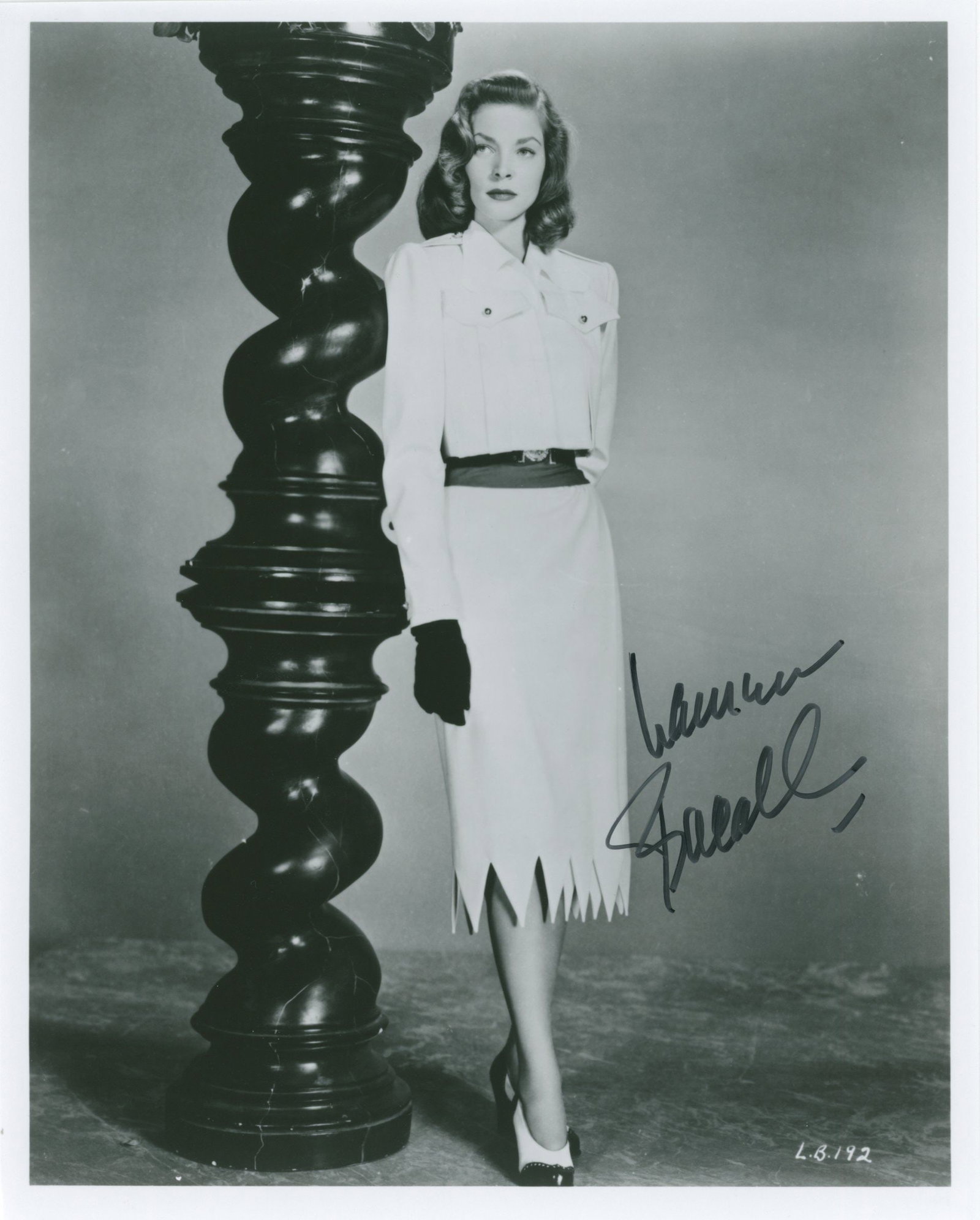 Lauren Bacall - Iconic Film Actress - Autographed 8 x 10" Photograph (1 of 3)