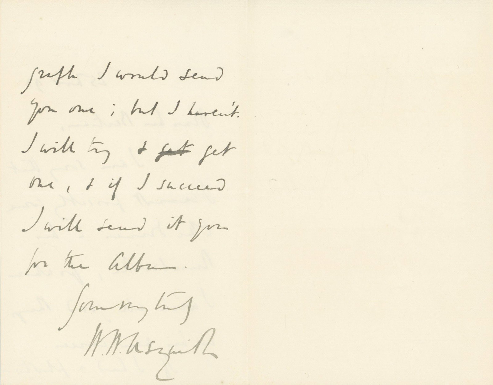 Herbert Henry Asquith - Prime Minister of the United Kingdom - Autographed 1893 Letter (ALS): Details: Herbert Henry Asquith autographed handwritten letter (ALS) dated November 25, 1893. Penned on both sides of a single folded sheet. Light age and toning. Overall in fine condition. Herbert Hen