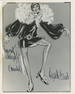 Edith Head - Iconic Academy Award Winning Costume Designer - Autographed 8 x 10" Photograph