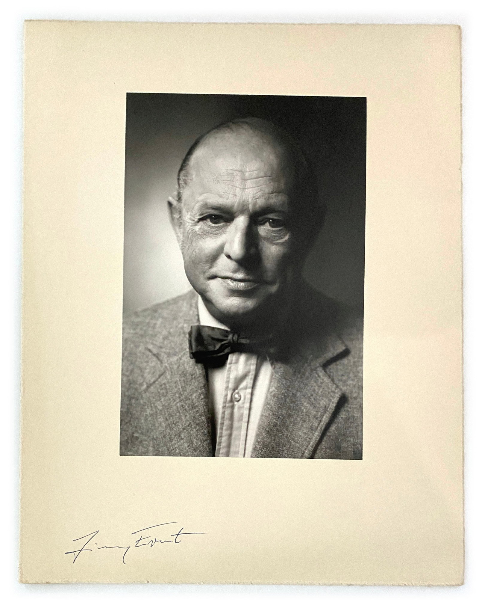 Jimmy Ernst - American Painter - Autographed Original Pach Brothers Studio Photograph: Details: Jimmy Ernst autographed original Pach Brothers Studio photograph. Professionally studio mounted to backing board. Signed on the mount. The finished mount size is approximately 11.25 x 14.25 i