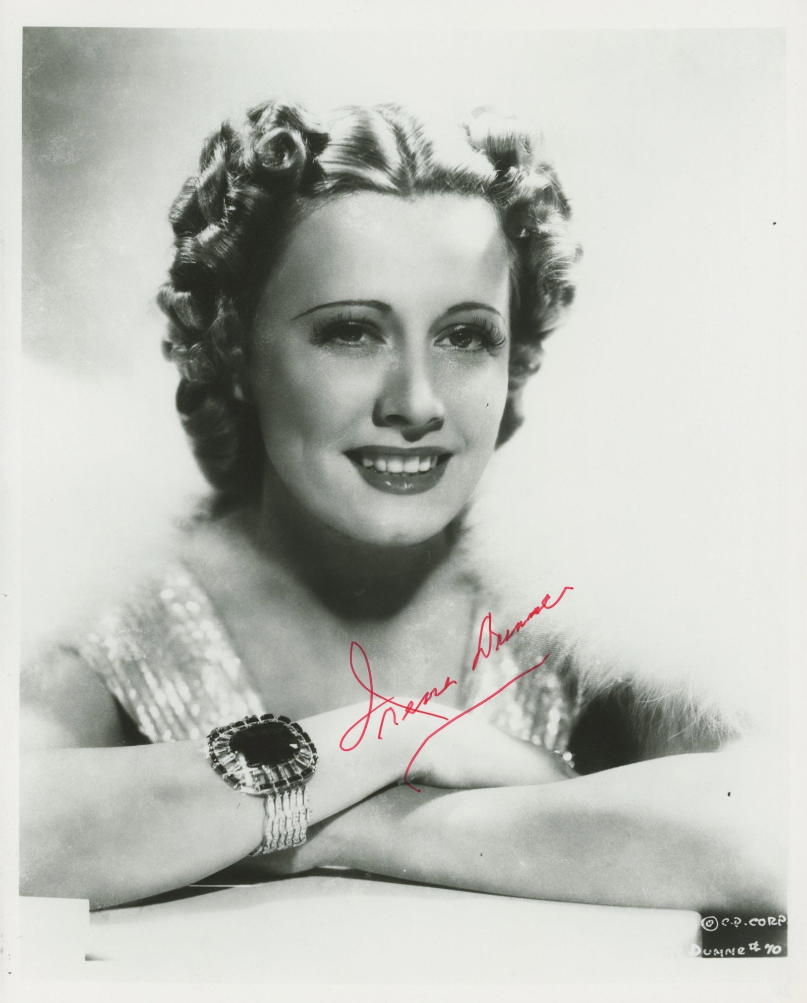 Irene Dunne - Classic Actress - Autographed 8 x 10" Glossy Photograph (1 of 1)