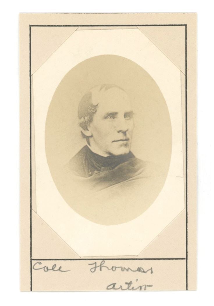 Thomas Cole - Hudson River School Painter - Original Platinum Print Meserve Photo (Ca. 1913) (1 of 3)