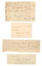 Edward Everett Hale - Author: "The Man Without a Country" - Collection of 4 Autographs