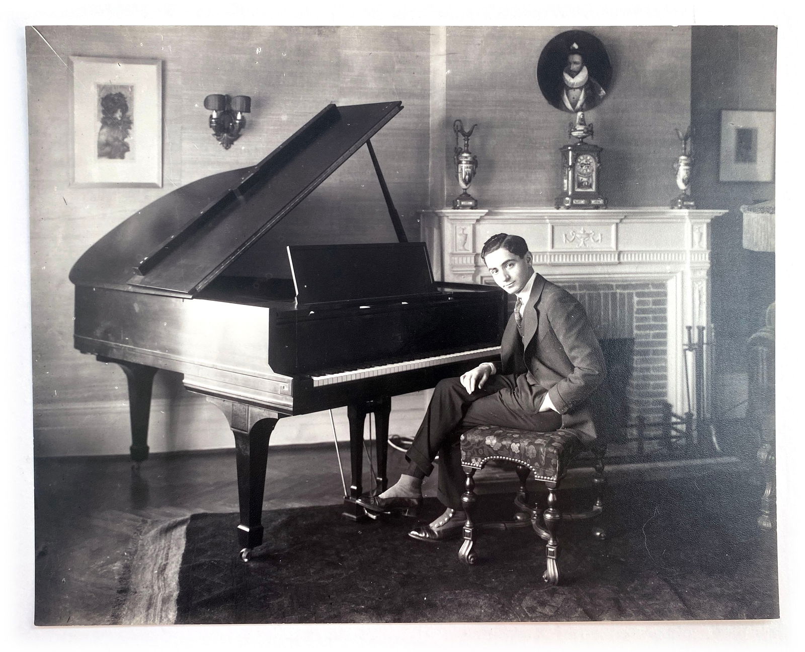 Irving Berlin Original Vintage 10 x 8" Portrait (Attributed to The Pach Brothers Studio, NY) (1 of 2)