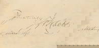 George Washington Cable - Iconic American Novelist - Autographed 4.25 x 2.25" Card