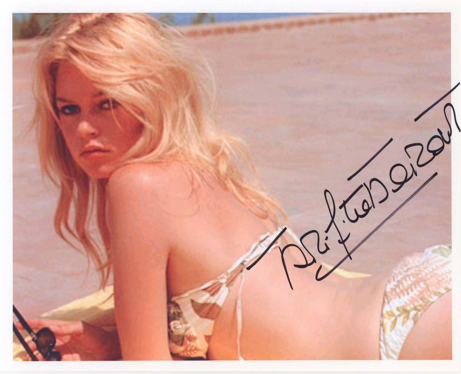 Brigitte Bardot - Classic French Actress - Autographed 8.5 x 10.5" Photograph (1 of 1)