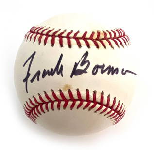 Frank Borman – Apollo 8 Commander – Autographed Bud Selig MLB Baseball with Display: Details: Frank Borman &#8211; Apollo 8 Commander &#8211; Autographed Bud Selig MLB Baseball with Display Official Rawlings Bud Selig-era Major League Baseball autographed by Frank Borman, signed boldl