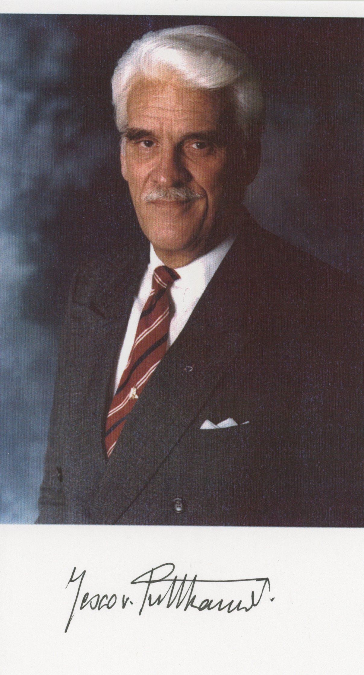 Jesco von Puttkamer – NASA Engineer & Star Trek Technical Advisor – Autographed 4 x 7.5& (1 of 1)