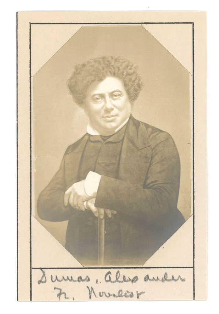 Alexander Dumas - French Novelist & Playwright - Original Silver Print Meserve Photograph (Ca.1913) (1 of 3)