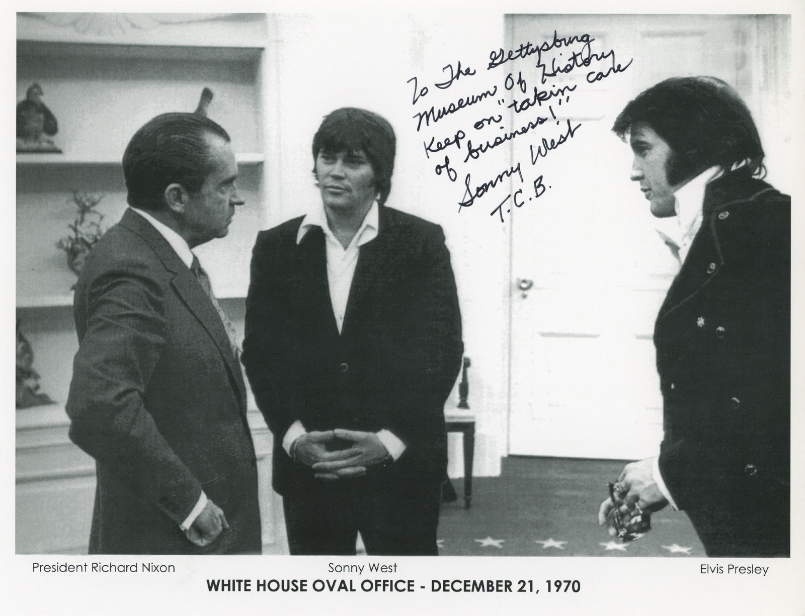 Sonny West – Elvis Presley’s Inner Circle – Autographed 11 x 8.5" Photograph with  (1 of 1)