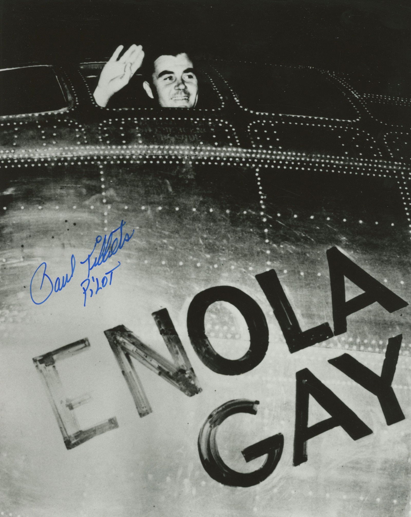 Paul W. Tibbets Jr. – Pilot of the Enola Gay – Autographed 8 x 10” Photograph (1 of 1)