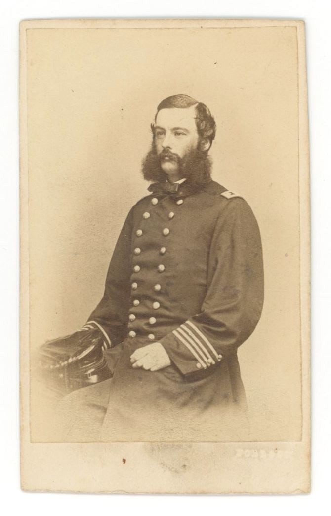 U.S. Navy Commander – Civil War Era – Carte de Visite Portrait (1 of 2)