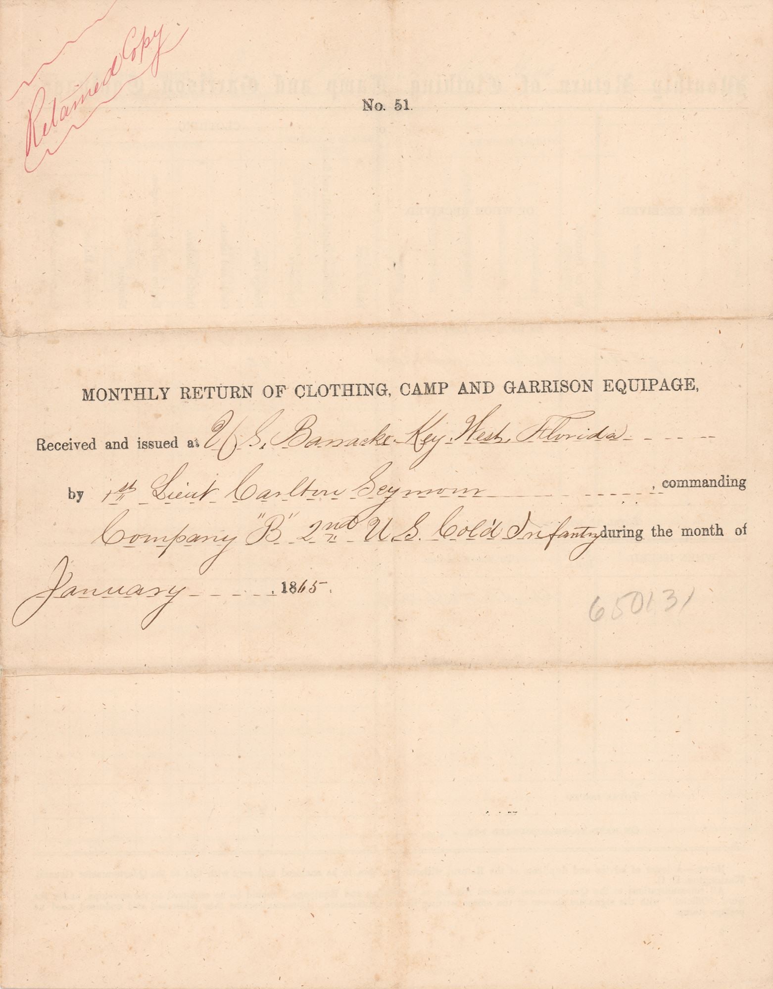 Carlton Seymour – 2nd U.S. Colored Infantry – Autographed 1865 Army Quartermaster Bookle (1 of 5)