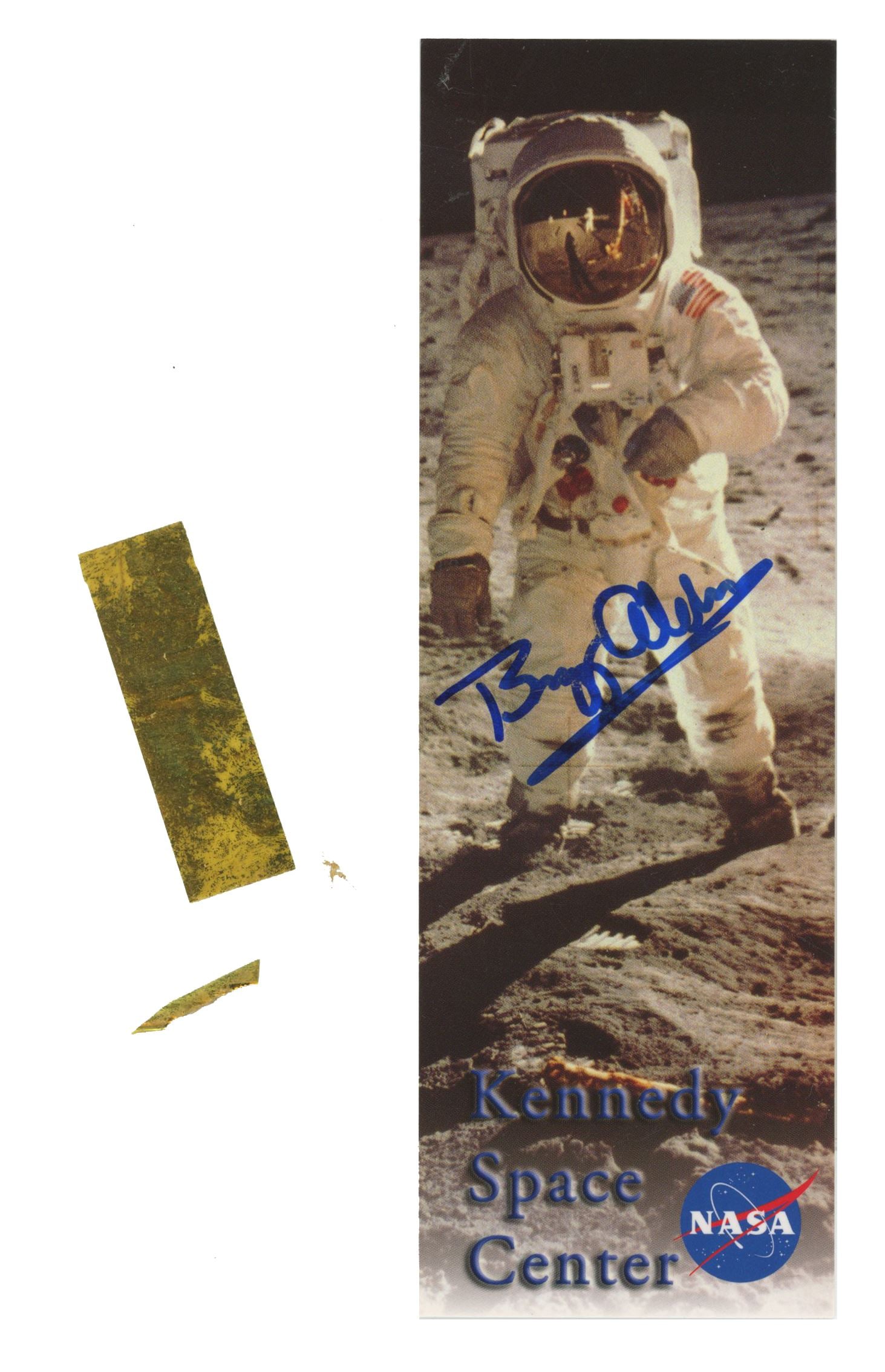 Buzz Aldrin – Apollo 11 Moonwalker – Flown Kapton Foil (Aldrin Collection) & Autographed (1 of 3)