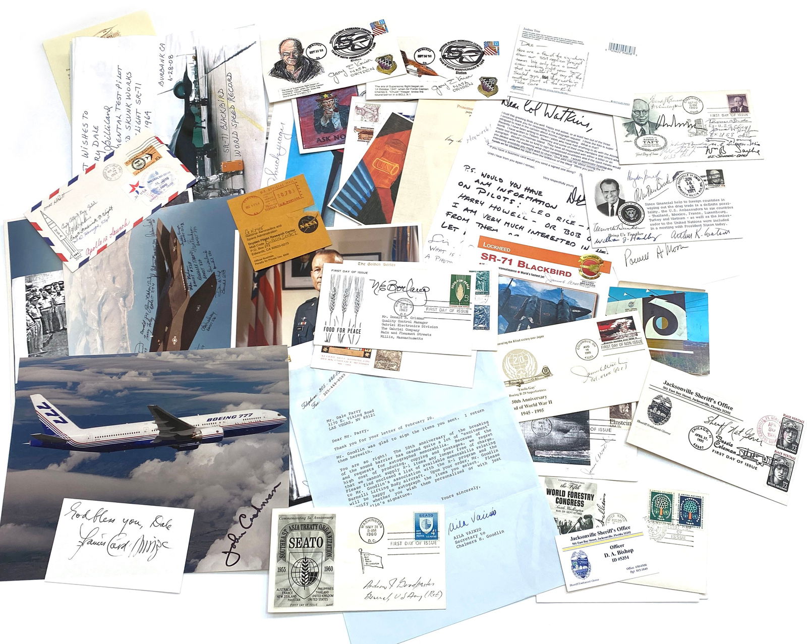 Autograph Discovery Lot – Space & Aviation Focus – 50+ Signed Items – Photos, Cove (1 of 1)