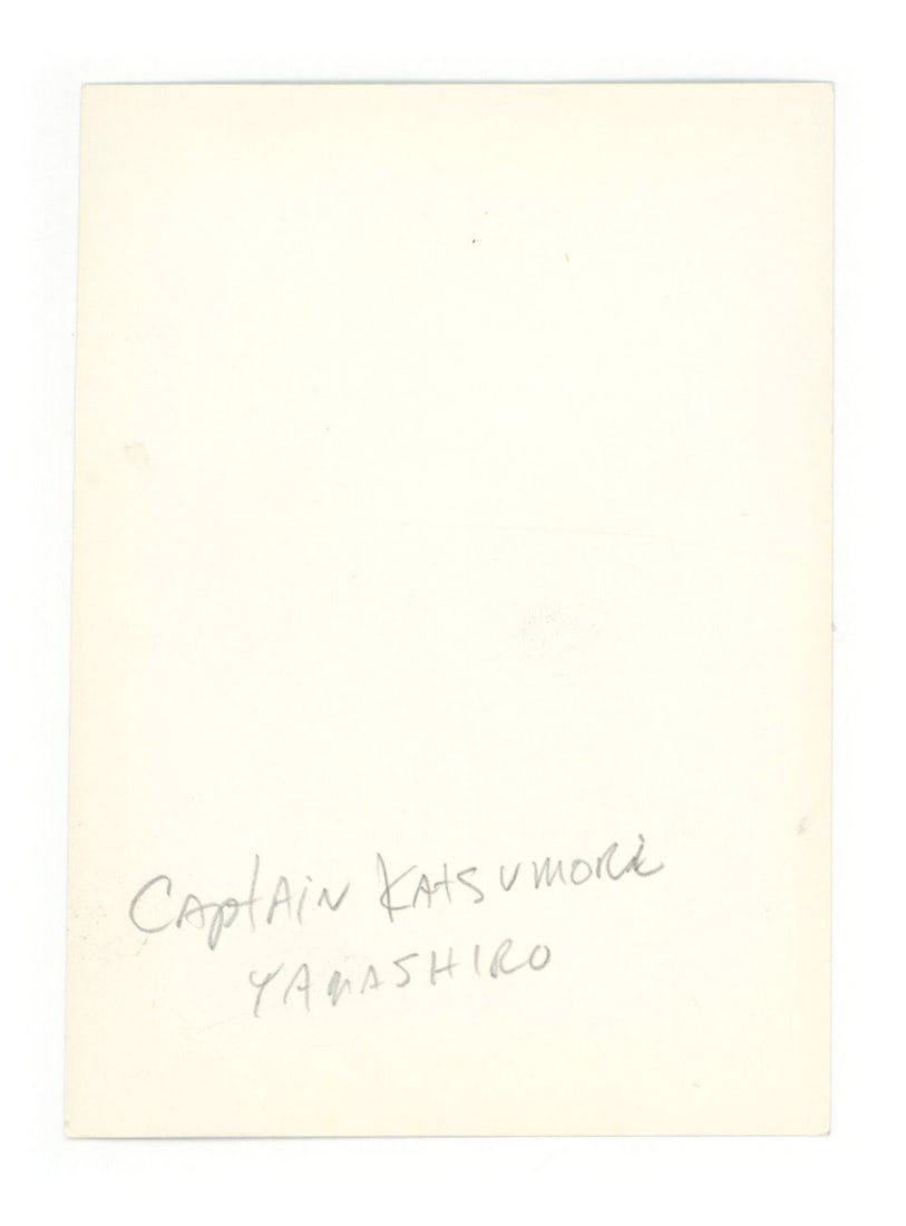 Katsumori Yamashiro – Japanese Naval Captain – Autographed Photo – PT-109 / JFK Co - 2