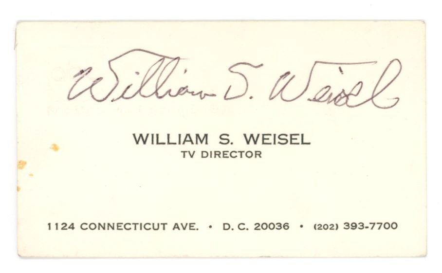 William Weisel – Former ABC News Director Grazed by RFK Assassin’s Stray Bullet –  (1 of 1)