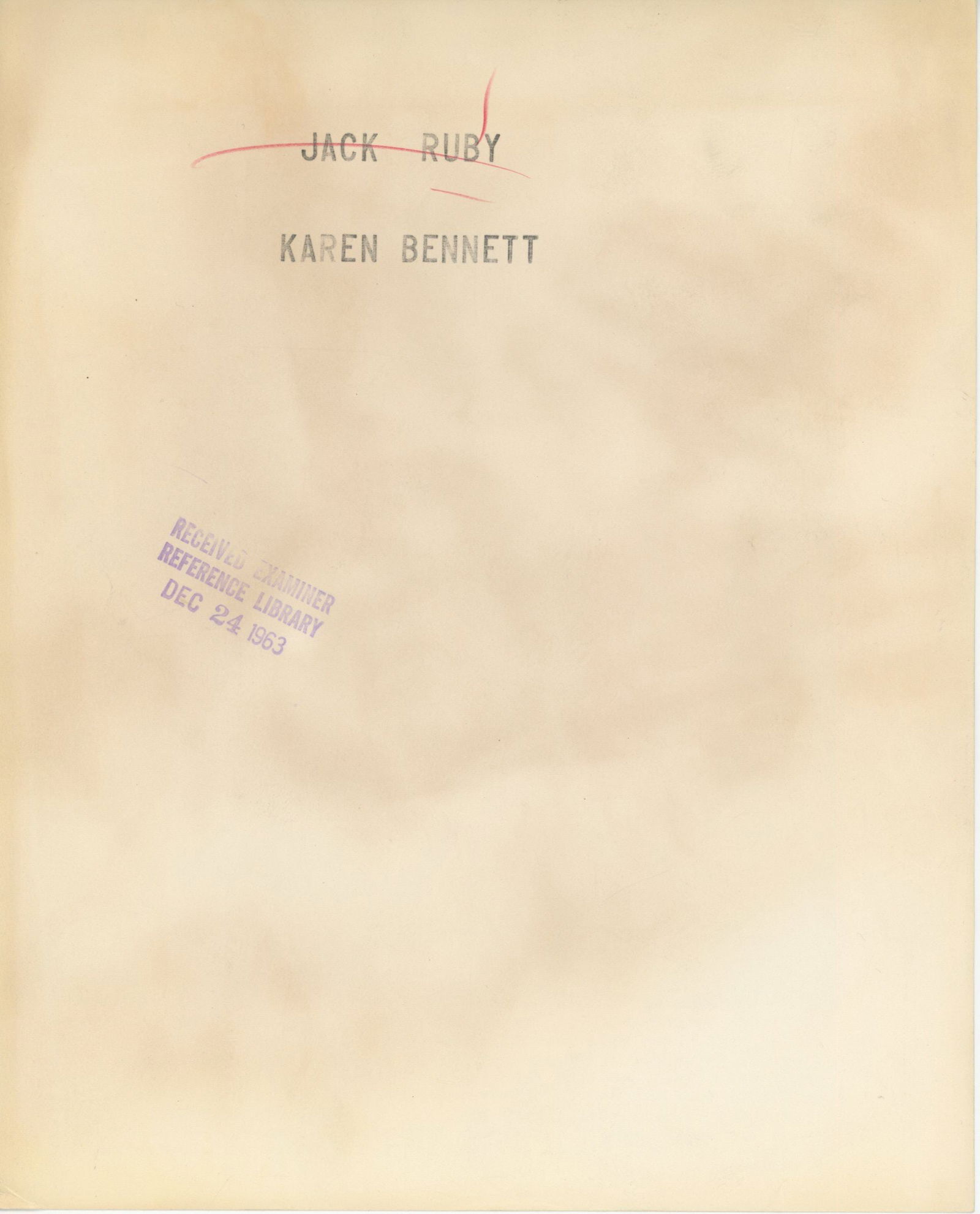 Jack Ruby – Original 1963 AP Press Photo with Witness “Little Lynn” (Karen Lynn Be - 2