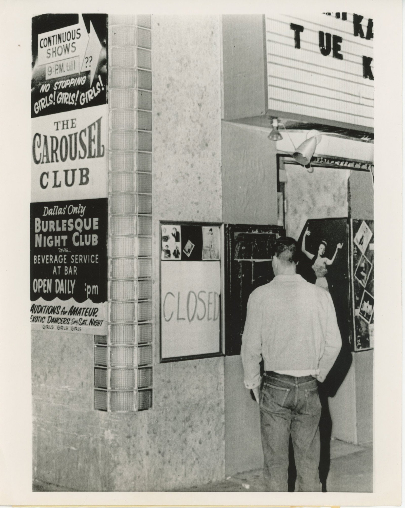 Jack Ruby’s Carousel Club – Original 1963 UPI Press Photo of Exterior After Oswald Shoot (1 of 2)