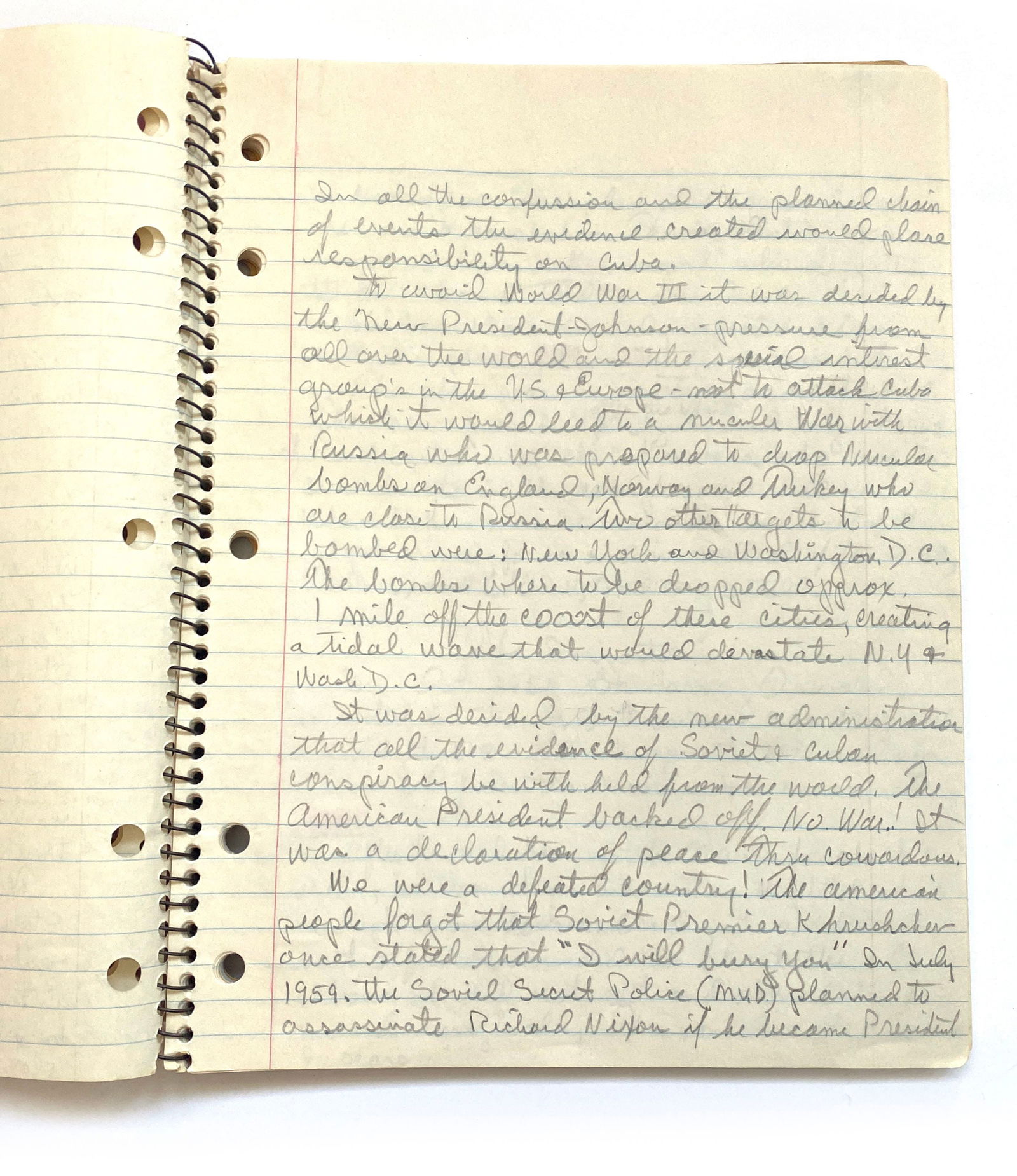 Frank Sturgis – Kennedy Era CIA Operative & Watergate Figure – 7-Page JFK Assassination  - 4