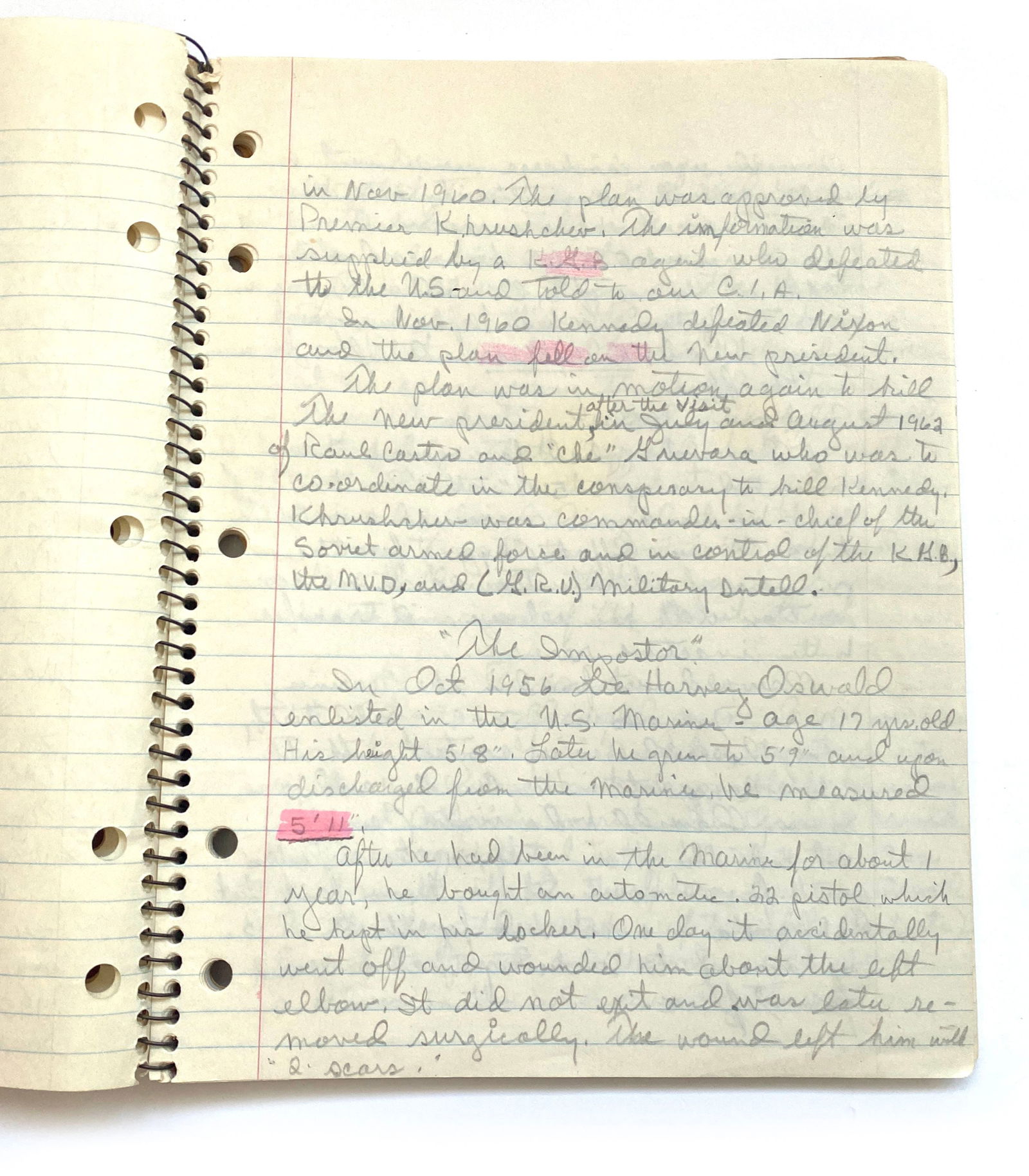 Frank Sturgis – Kennedy Era CIA Operative & Watergate Figure – 7-Page JFK Assassination  - 5