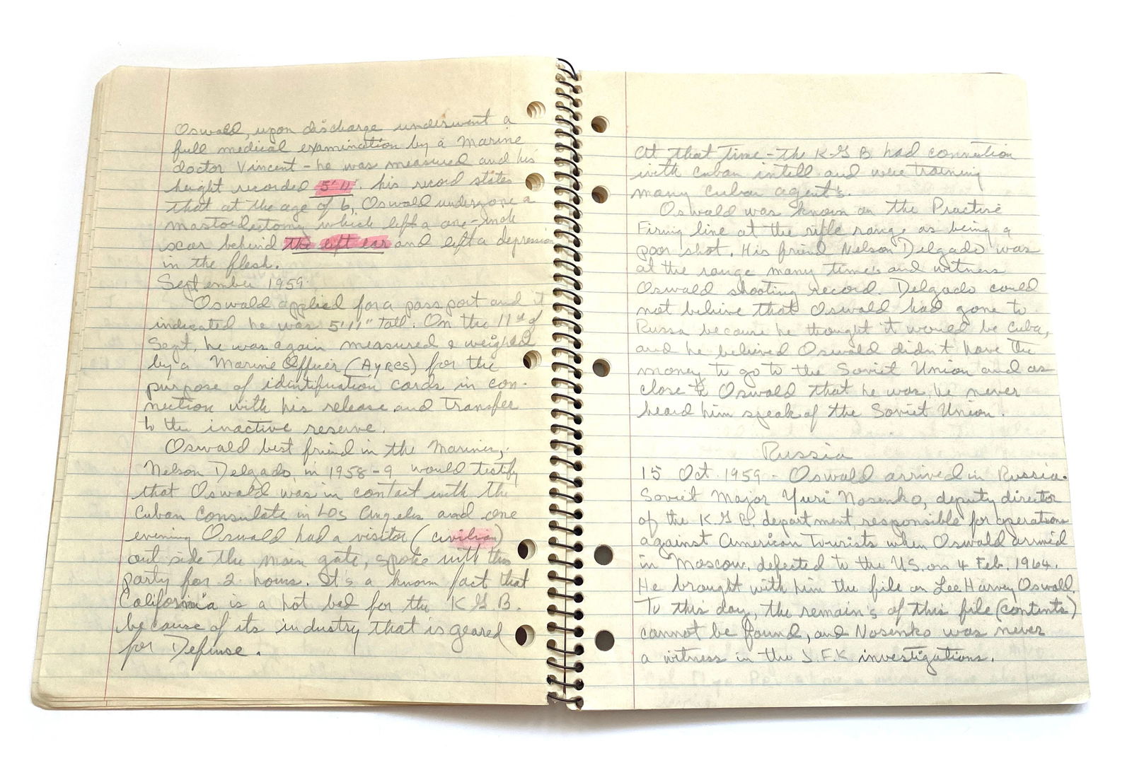 Frank Sturgis – Kennedy Era CIA Operative & Watergate Figure – 7-Page JFK Assassination  - 6