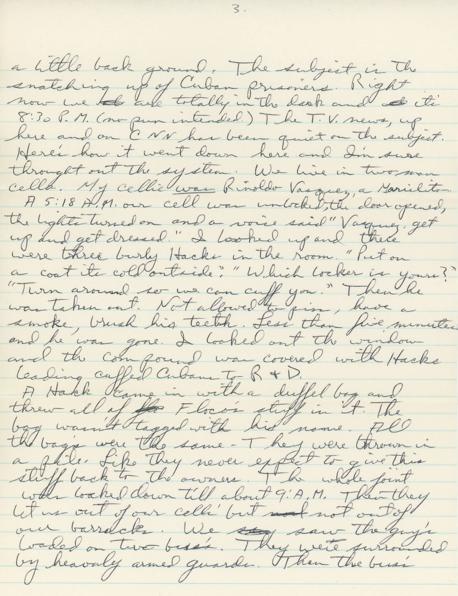 Frank Sturgis – Cuba, Paramilitary Activity & Prison Account – Received Letter from Don  - 4