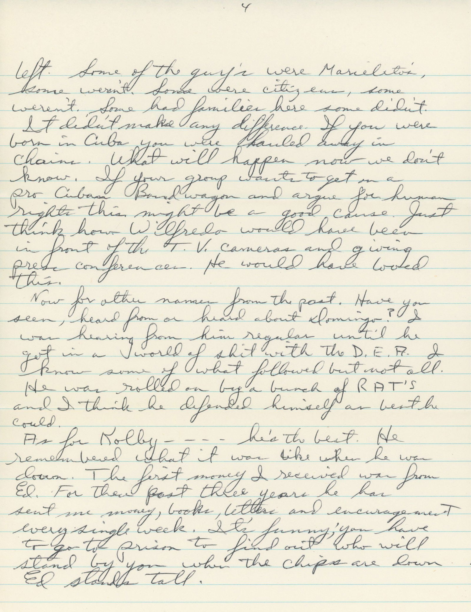 Frank Sturgis – Cuba, Paramilitary Activity & Prison Account – Received Letter from Don  - 5