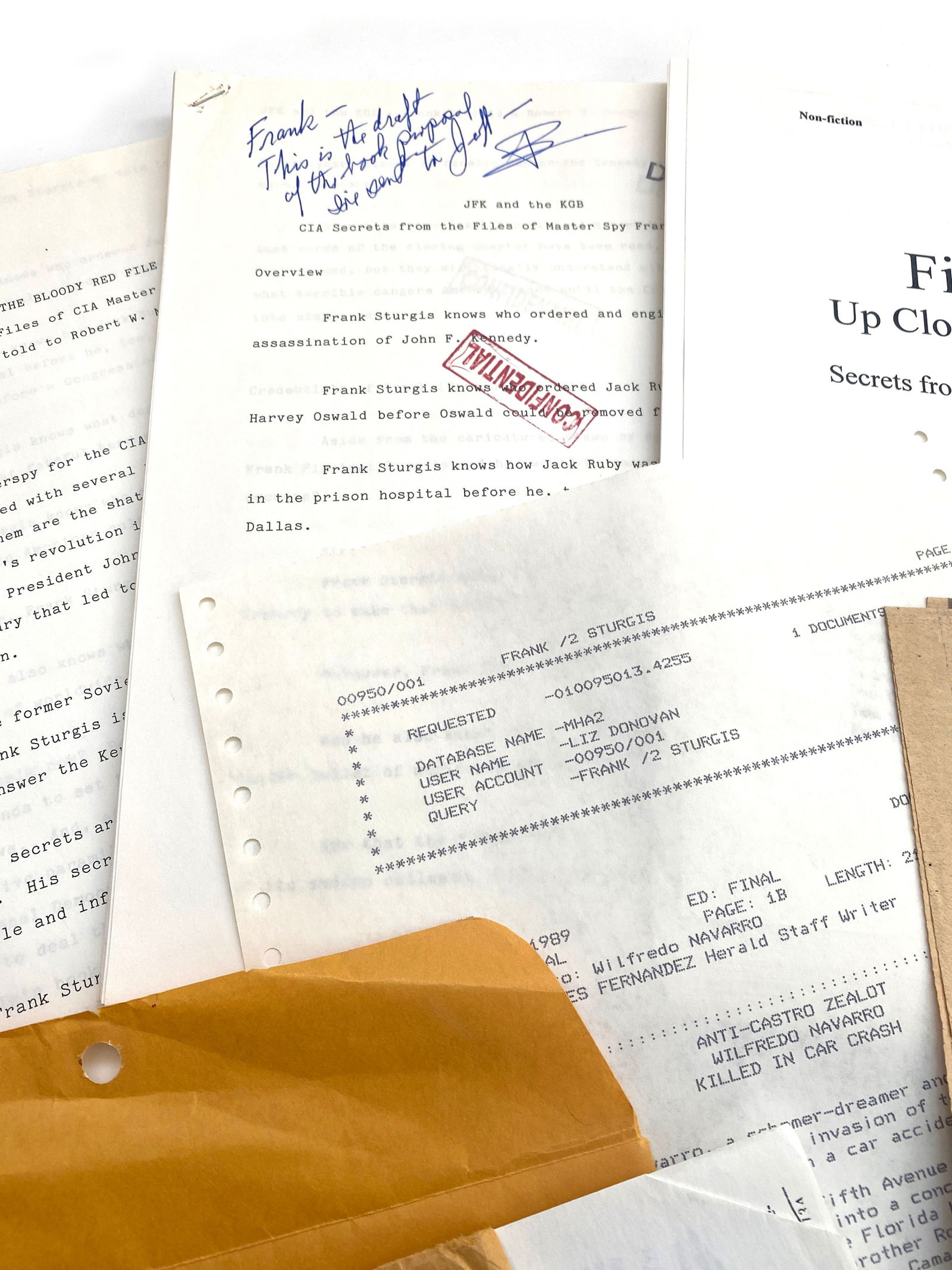Frank Sturgis – Kennedy Era CIA Operative & Watergate Figure – Archive of Personal Paper - 4