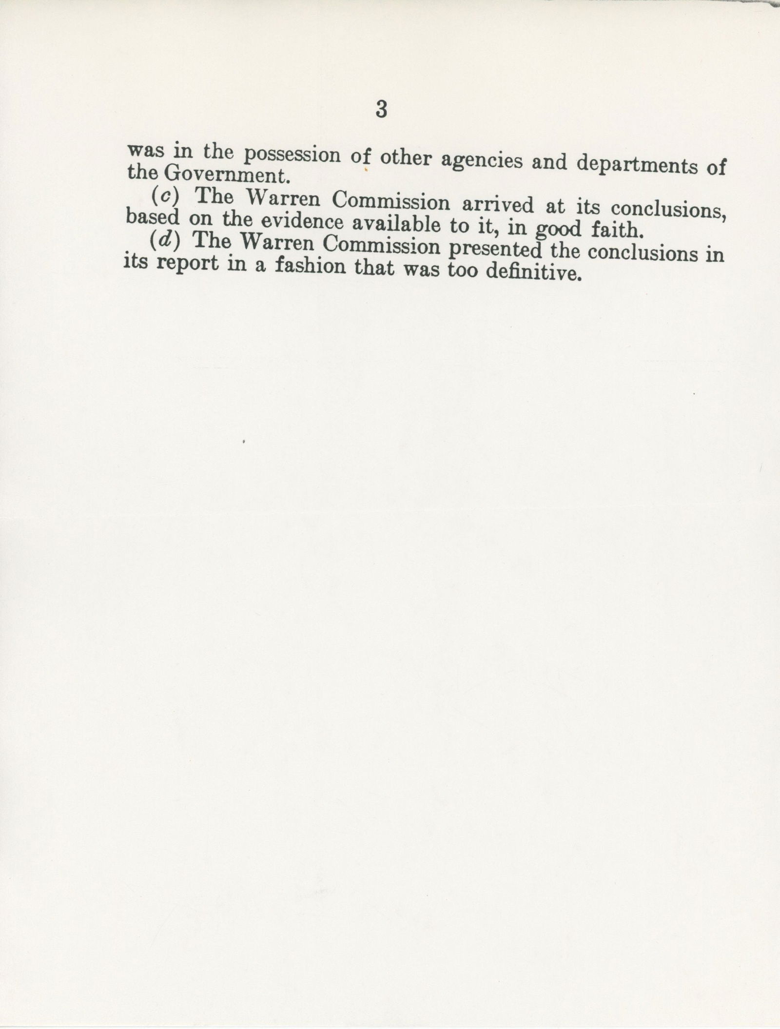 Louis Stokes – Chair of the House Select Committee on Assassinations – Autographed TLS w - 4