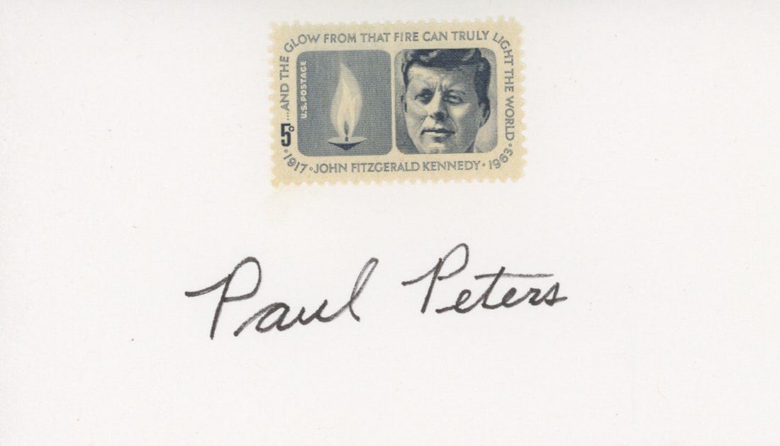 Dr. Paul Conrad Peters – Parkland Trauma Physician – JFK Assassination Witness – A (1 of 1)