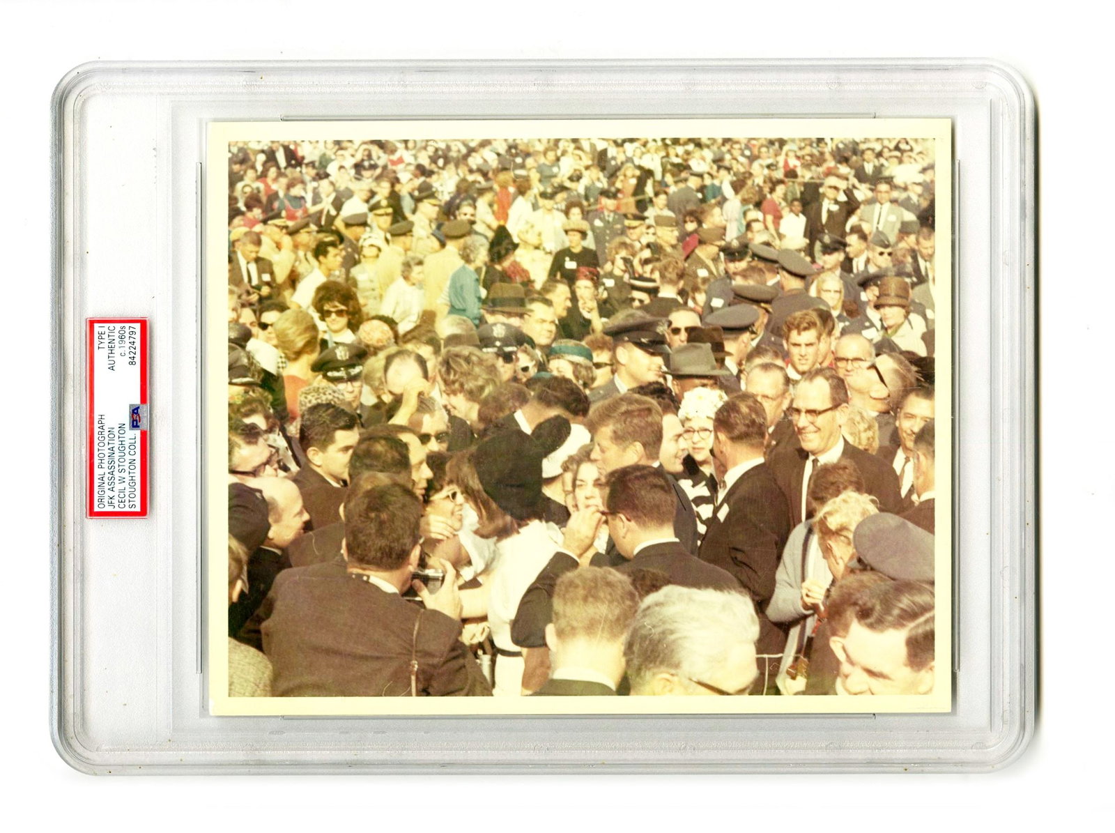 John F. Kennedy & Jacqueline Kennedy – Original Type I Photograph – Assassination Day Ev (1 of 2)