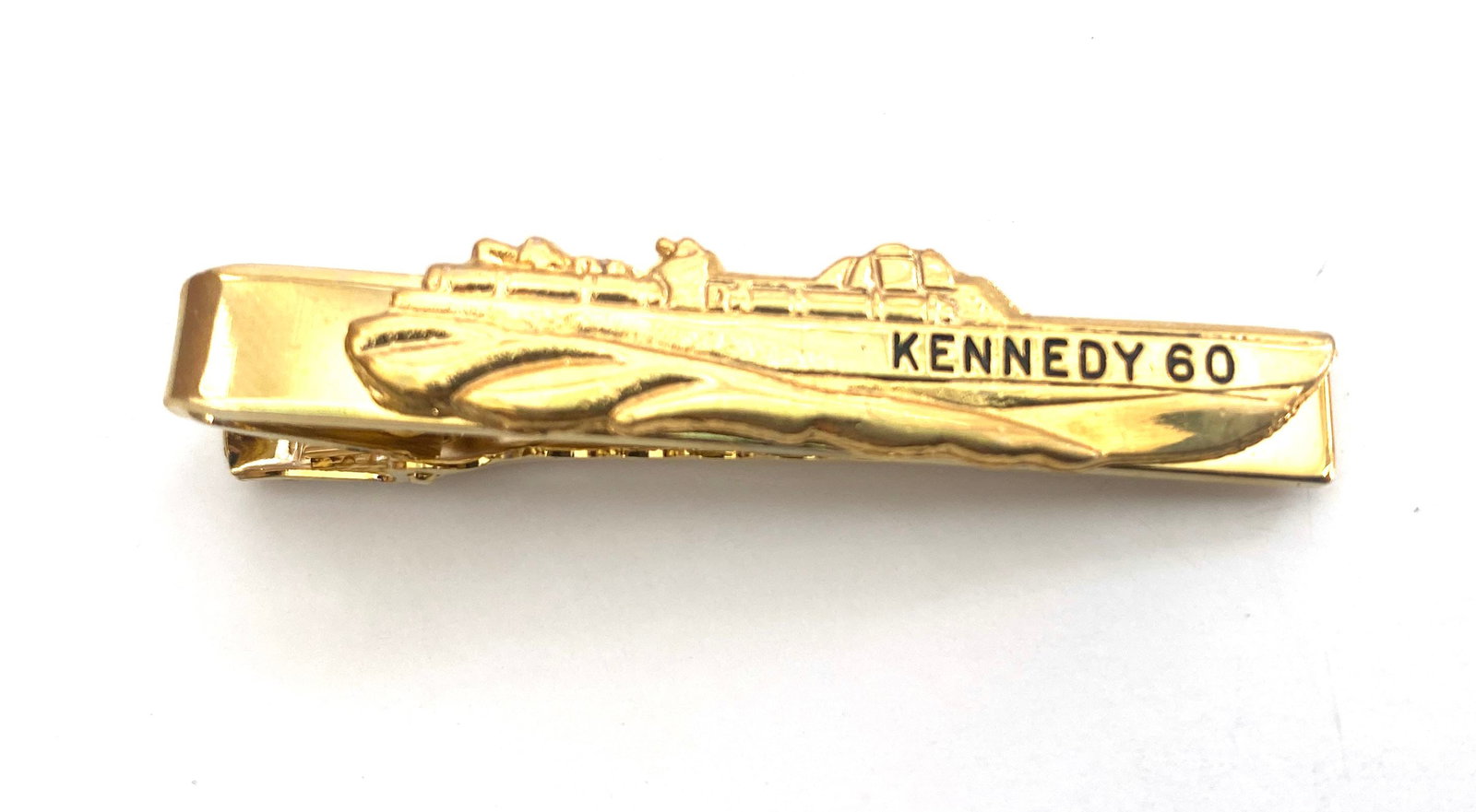 John F. Kennedy – PT-109 “Kennedy ’60” Gold-Tone Tie Bar (1 of 3)