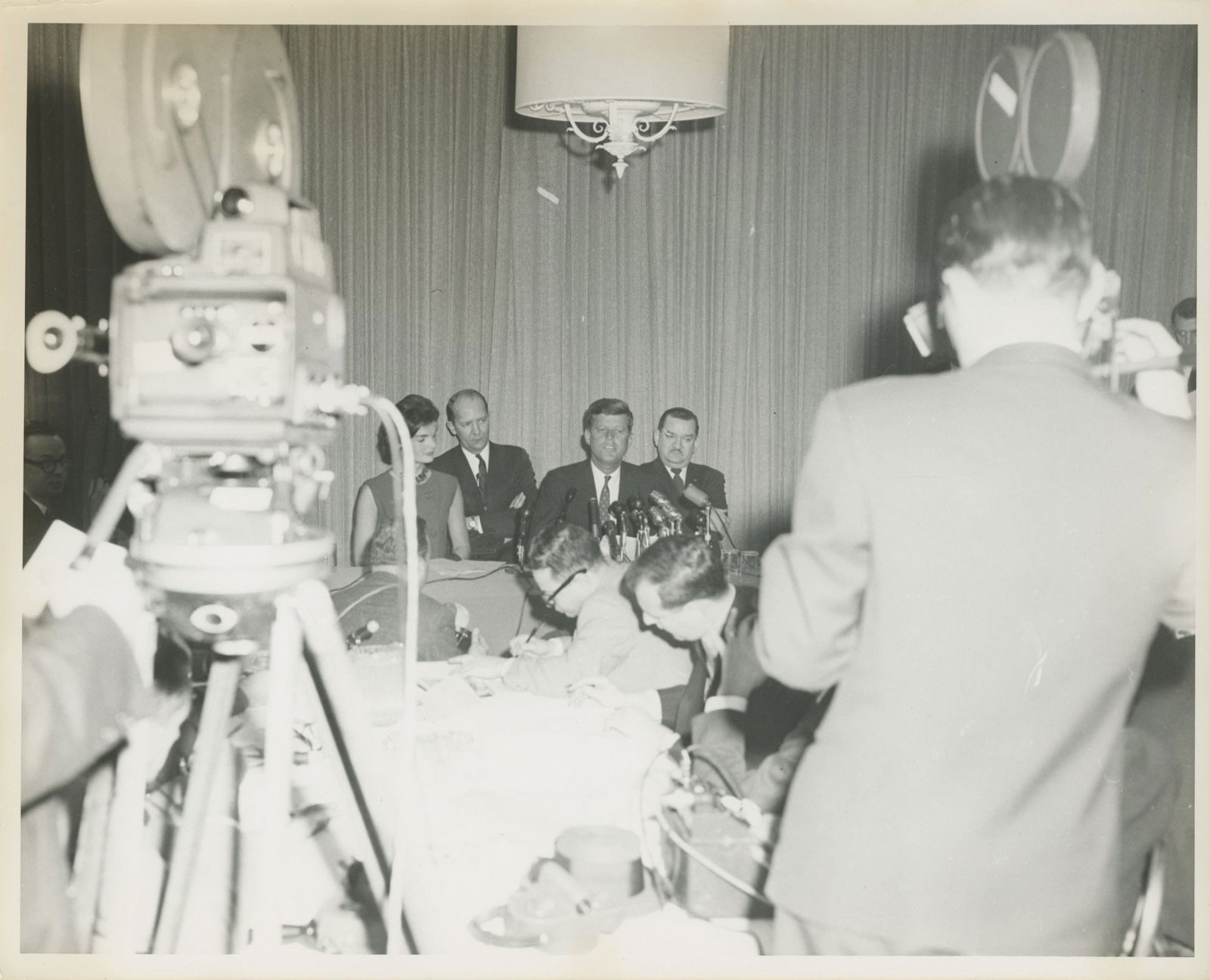 John F. Kennedy & Jacqueline Kennedy – Personally Owned White House Press Conference 8 x 10 Ph (1 of 3)