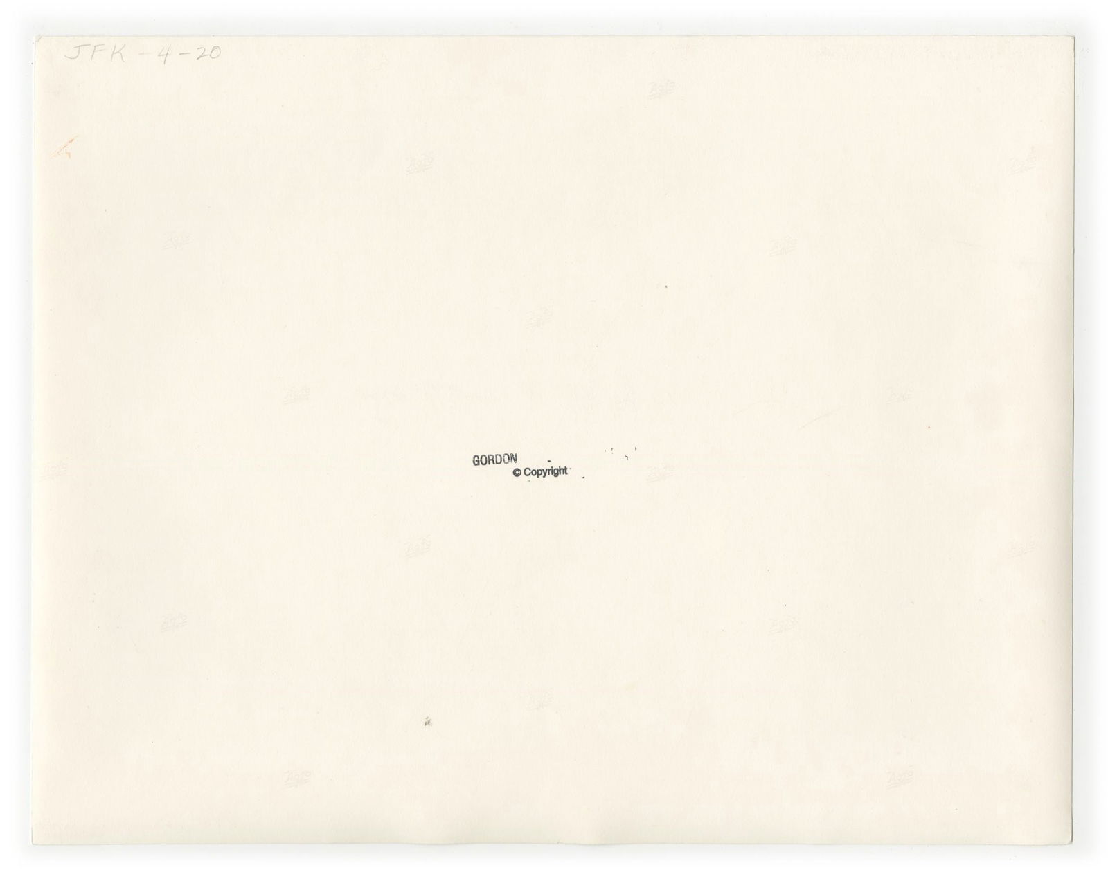 John F. Kennedy – Fort Worth Texas Trip – Original 14 x 11" Press Photograph by Gene Gor - 2