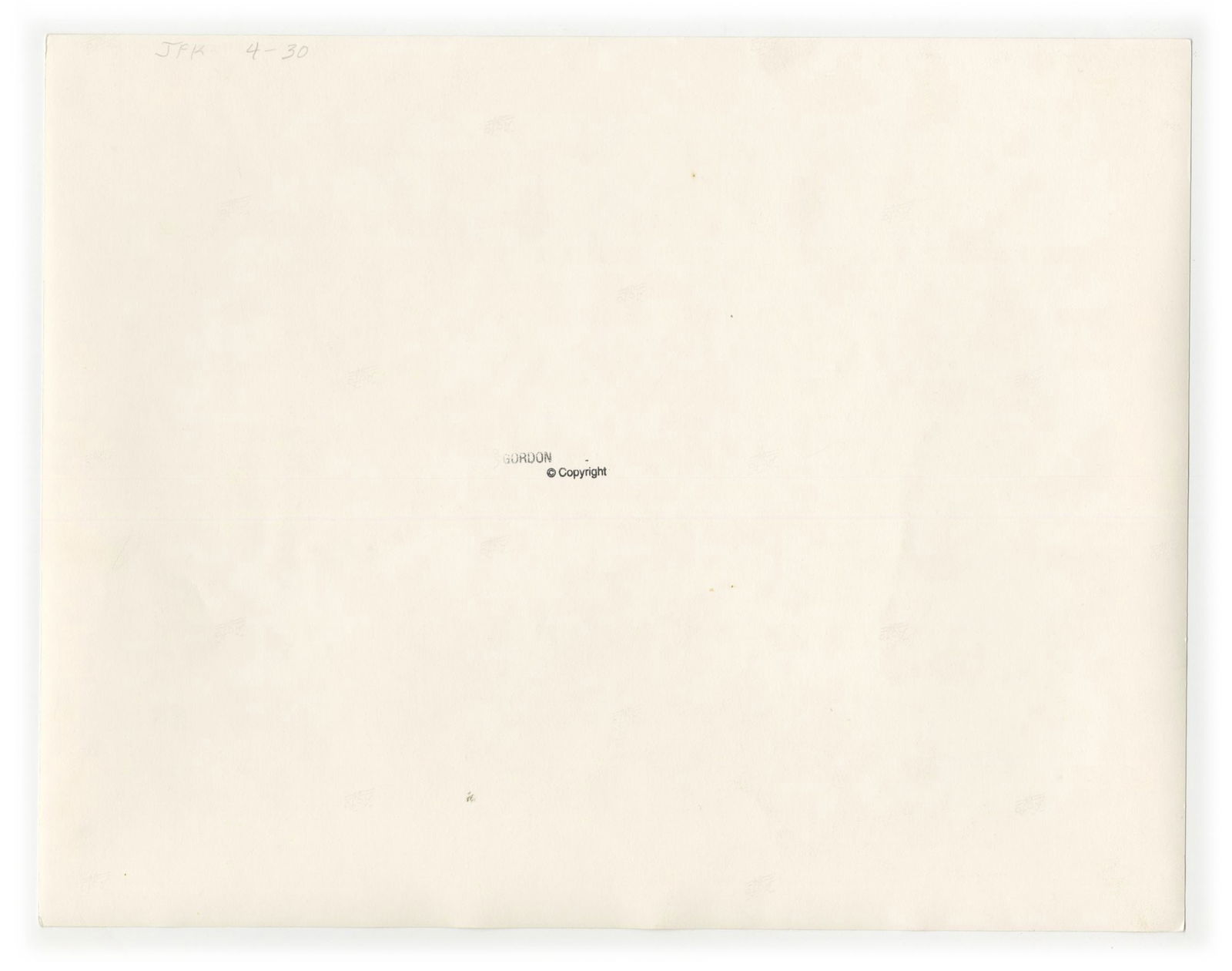 John F. Kennedy – Fort Worth Texas Trip – Original 14 x 11" Press Photograph by Gene Gor - 2