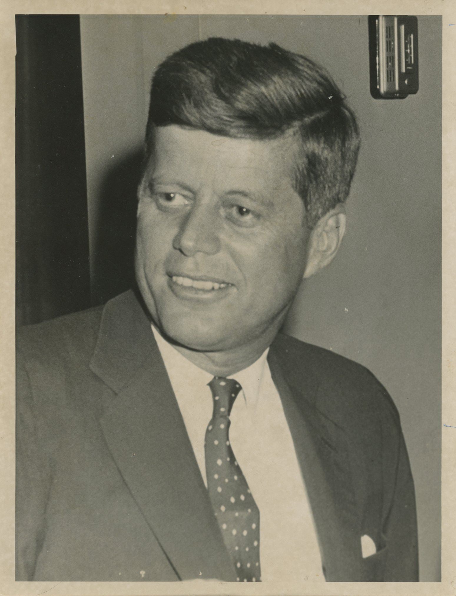 John F. Kennedy – U.S. Senator Portrait – Original 6.5 x 8.5 Press Photograph – 19 (1 of 2)