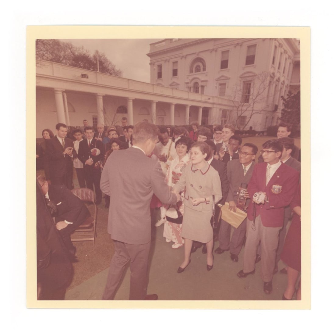 John F. Kennedy – White House Event – Original 5 × 5 Cecil Stoughton Photograph (1 of 2)