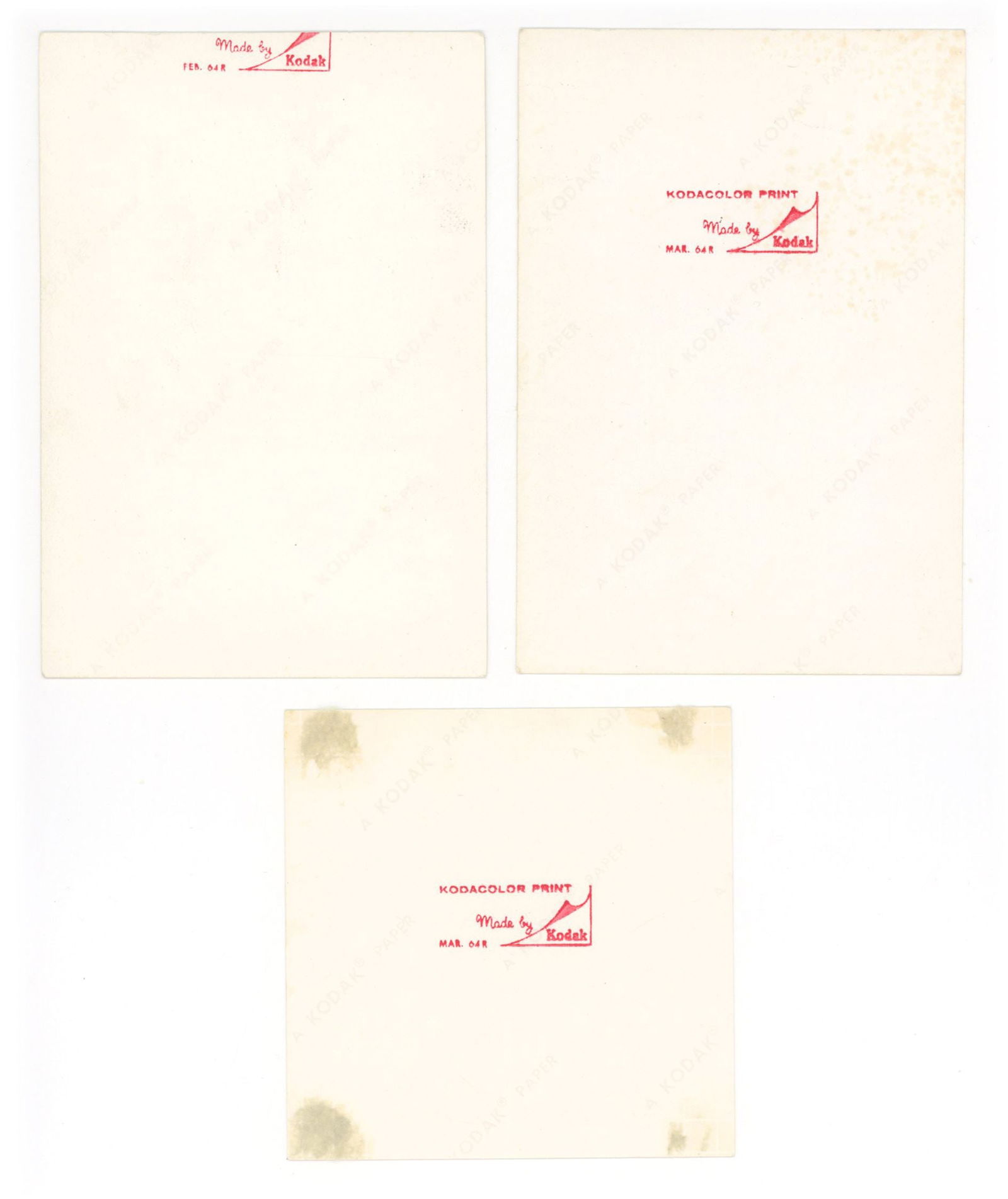 John F. Kennedy – 1963 Candid Color Snapshots – Trio of Original Period Photographs - 2