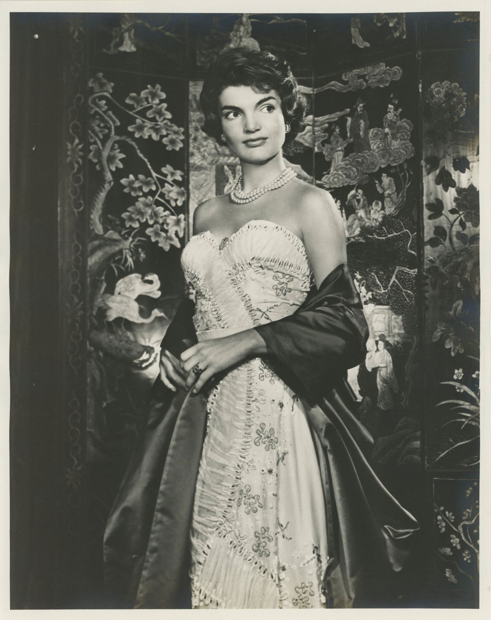 Jacqueline Kennedy – Stunning Yousuf Karsh Period 8 x 10" Photograph Silver Gelatin Portrait (1 of 2)