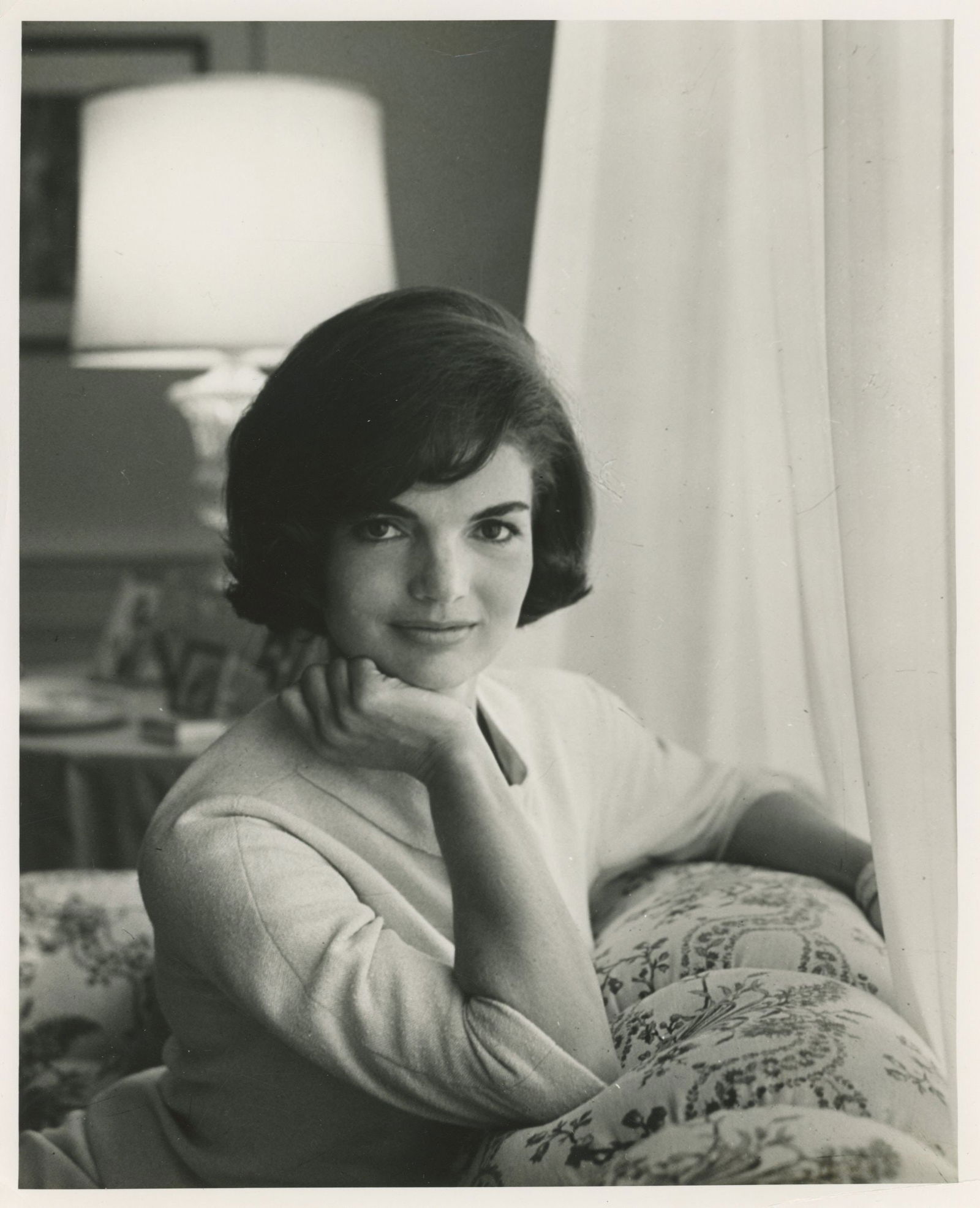 Jacqueline Kennedy – 8 × 10" Silver Gelatin Photo with Original Large Format Negative - 2