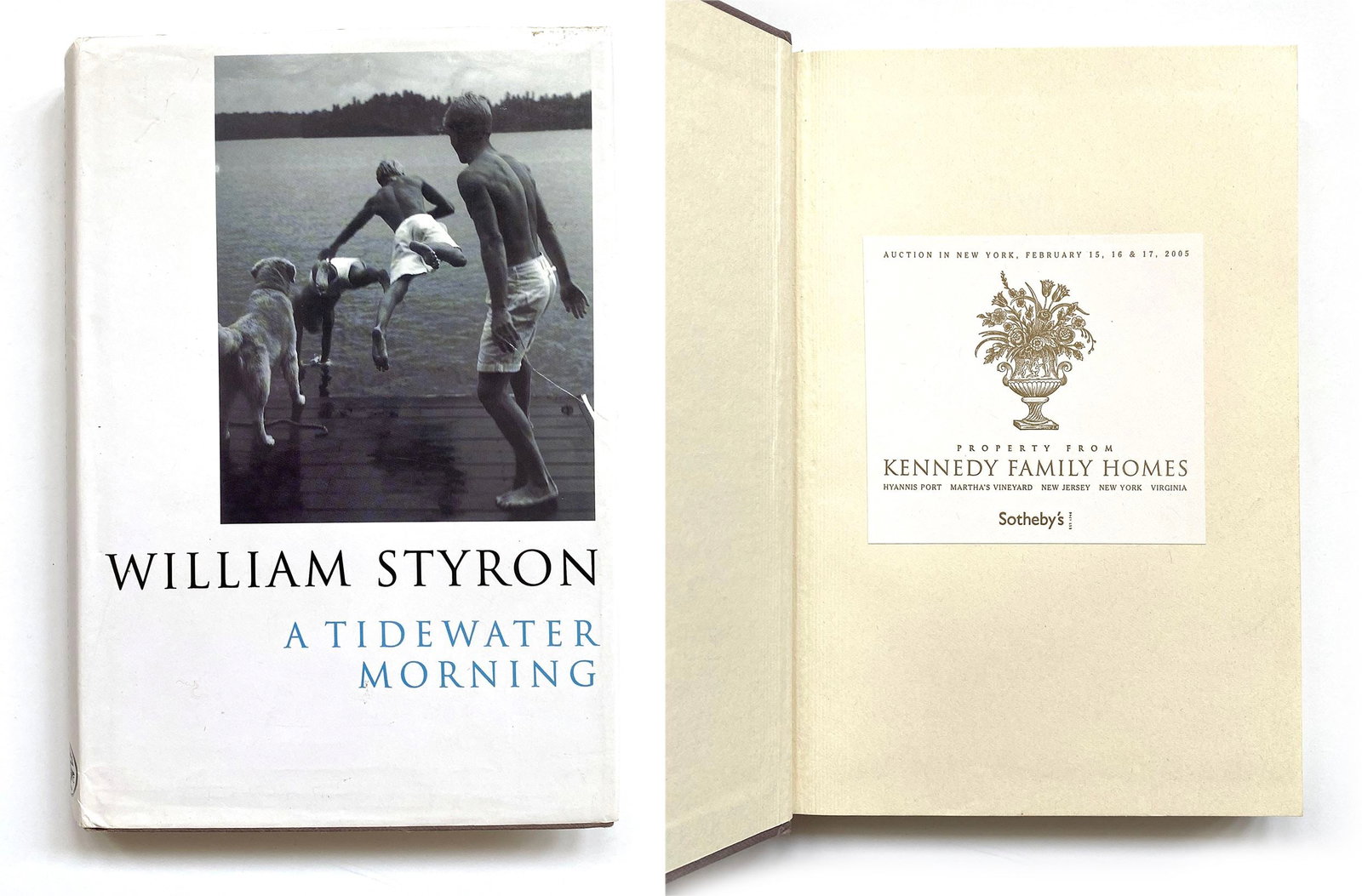 Jacqueline Kennedy – Personally Owned William Styron “Tidewater Morning” Book R (1 of 2)