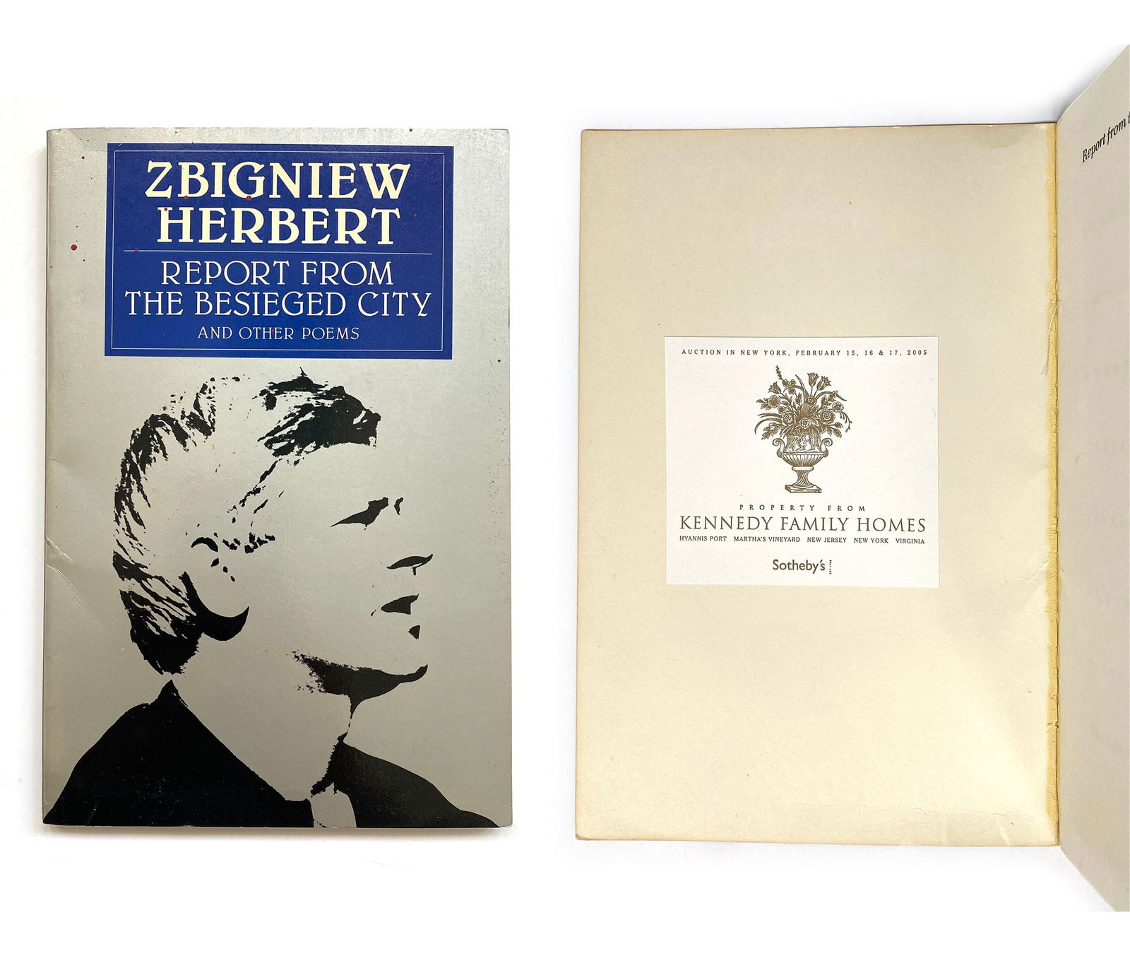 Jacqueline Kennedy – Personally Owned Zbigniew Herbert “Report from...” Book ̵ (1 of 2)