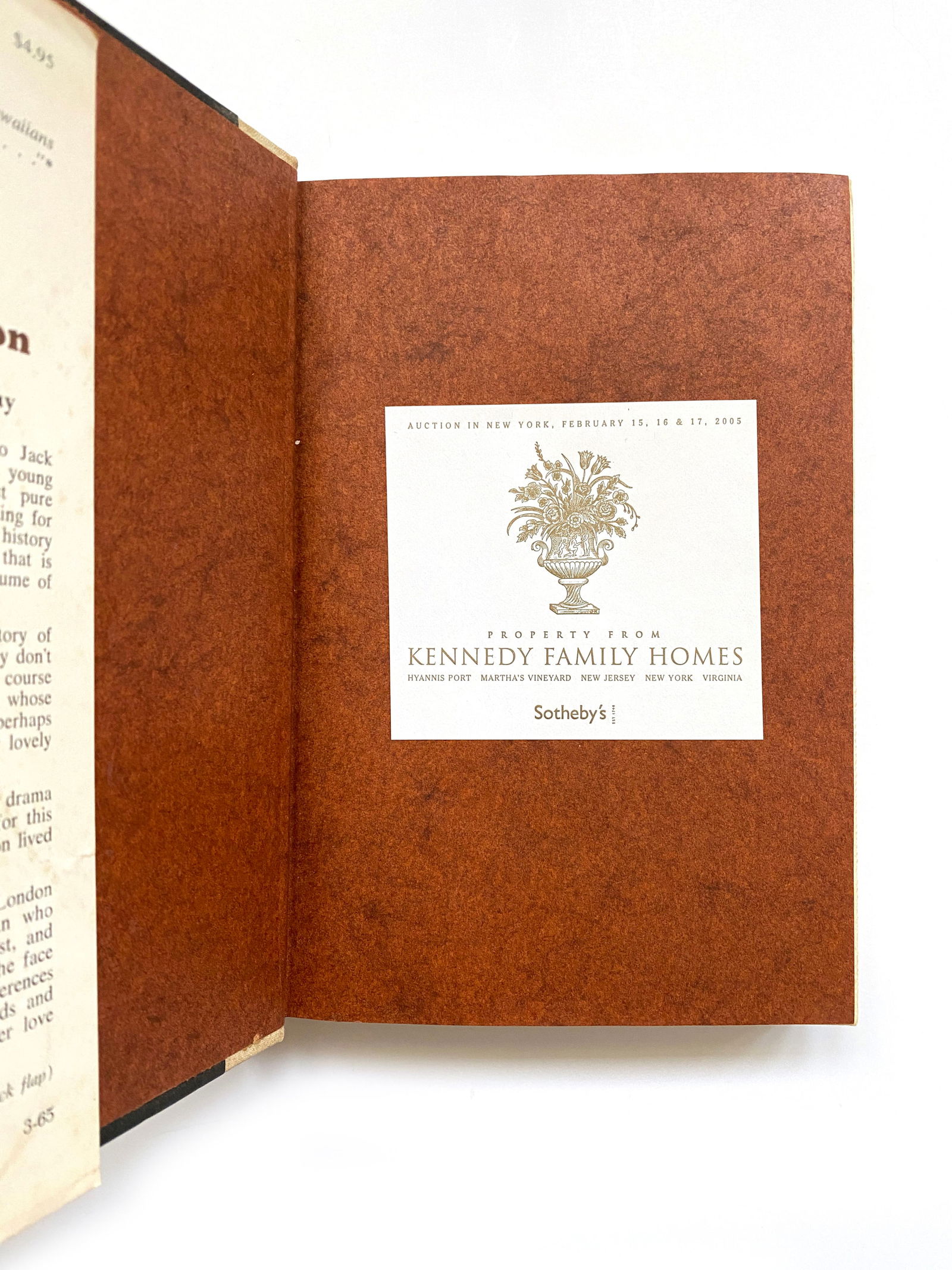 Jacqueline Kennedy – Personally Owned Jack London “Stories of Hawaii” Book – - 3