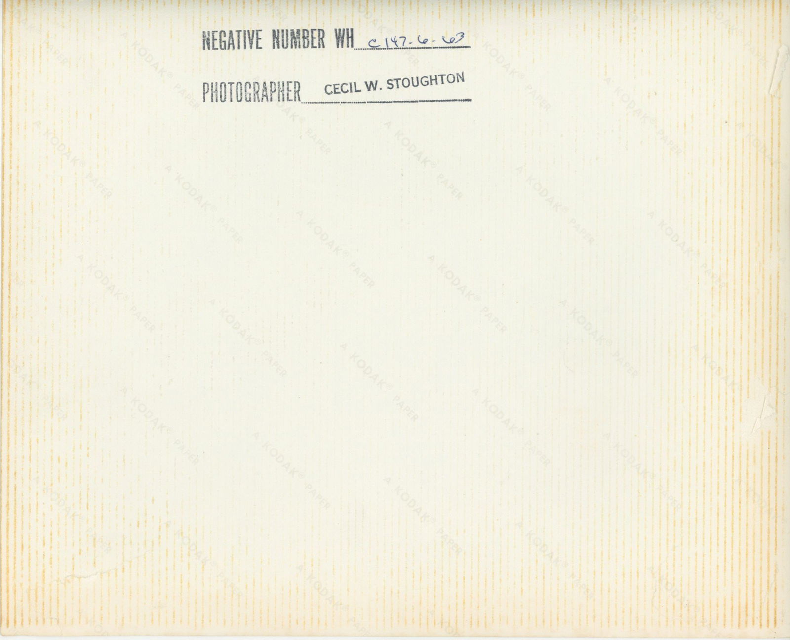 John F. Kennedy – White House Ceremony with RFK – Original 10 x 8 Photo – Cecil St - 2