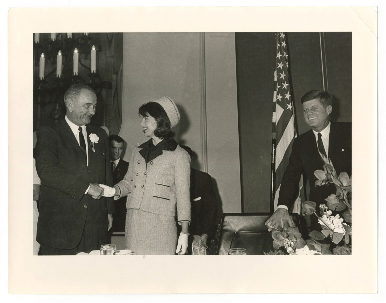 John F. Kennedy & Jacqueline Kennedy – Gene Gordon Original 14 x 11 Photo – Fort Worth R (1 of 2)
