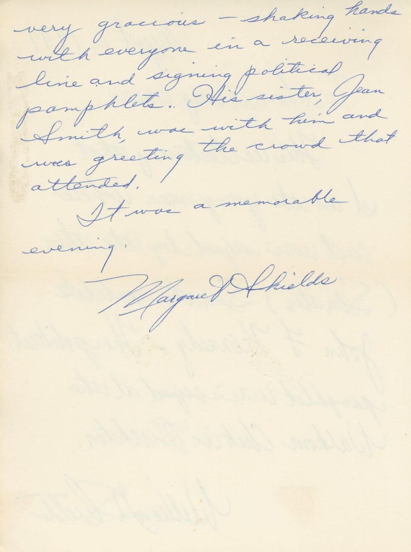 John F. Kennedy – Autographed Plaster Arm Cast as U.S. Senator – 1958 Campaign Artifact - 9