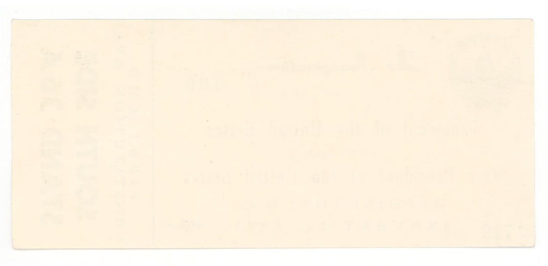 John F. Kennedy – 1961 Presidential Inaugural Parade Ticket – Constitution Ave Stand 36A - 2