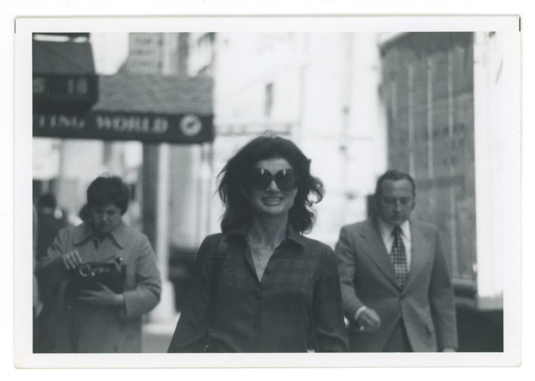 Jacqueline Kennedy – Original Candid New York City Photograph – Post-White House Era (1 of 2)